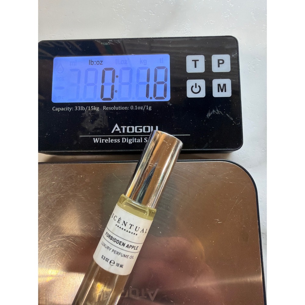 Scentual Fragrances Perfume Oil Women 10ml Forbidden Apple Rollerball Used Balm - Picture 4 of 4